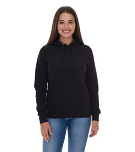 Elevate Charon Women's Hoodie, Simple Cotton Pullover with Kangaroo Pocket, Sweater 3823490 Black