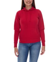 Elevate Charon Damen Hoodie schlichter Baumwoll-Pullover mit Kängurutasche Sweater 3823421 Rot Elevate Charon Damen Hoodie schlichter Baumwoll-Pullover mit Kängurutasche Sweater 3823421 Rot