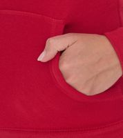 Elevate Charon Damen Hoodie schlichter Baumwoll-Pullover mit Kängurutasche Sweater 3823421 Rot Elevate Charon Damen Hoodie schlichter Baumwoll-Pullover mit Kängurutasche Sweater 3823421 Rot