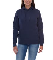 Elevate Charon Women's Hoodie, Simple Cotton Pullover with Kangaroo Pocket, 3823455 Navy