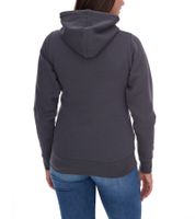 Elevate Charon Damen Hoodie schlichter Baumwoll-Pullover mit Kängurutasche Sweater 3823482 Grau