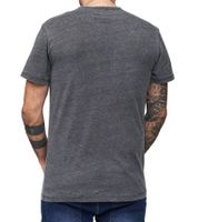 RE:COVERED X BUDWEISER Men's T-Shirt with Large Logo - Everyday Shirt - Cotton Shirt - Short-Sleeved Shirt - MMABI405 Gray