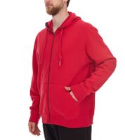 Elevate Arora Herren Sweat-Jacke mit Kapuze schlichte Baumwoll-Jacke Pullover 3821125 Rot