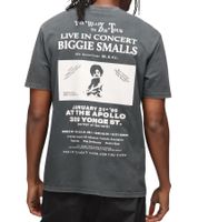 RE:COVERED X Biggie Smalls Men's Cotton T-Shirt with 1995 Ready to Die Tour 1995 Concert Advertising T-Shirt, Everyday Shirt, Short-Sleeved Shirt, MMLVN221 Gray