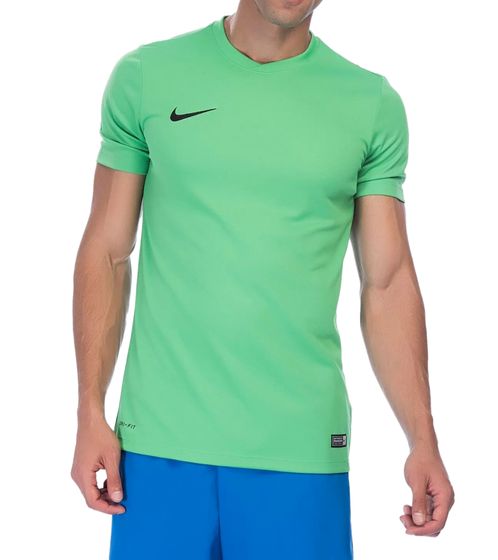 NIKE Park VI Men's Training Shirt with Dri-FIT Technology Sports T-Shirt Short-Sleeve Jersey 725891-303 Green