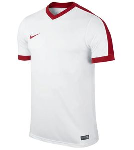 NIKE Striker IV Men's Training Shirt with Dri-FIT Technology, Short-Sleeved T-Shirt, White, 725892-101