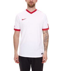 Maillot d'entraînement Nike Striker IV pour homme avec technologie Dri-FIT, t-shirt de sport à manches courtes, 725892-101, blanc Maillot d'entraînement Nike Striker IV pour homme avec technologie Dri-FIT, t-shirt de sport à manches courtes, 725892-101, blanc