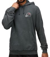 RE:COVERED X NFL Herren Kapuzen-Pullover mit ‎Tampa Bay Buccaneers Schriftzug Baumwoll-Hoody Langarm-Shirt RCNFL1316C Grau