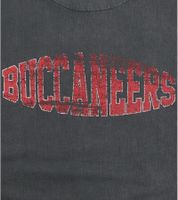RE:COVERED X NFL Herren Kapuzen-Pullover mit ‎Tampa Bay Buccaneers Schriftzug Baumwoll-Hoody Langarm-Shirt RCNFL1316C Grau