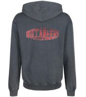 RE:COVERED X NFL Herren Kapuzen-Pullover mit ‎Tampa Bay Buccaneers Schriftzug Baumwoll-Hoody Langarm-Shirt RCNFL1316C Grau