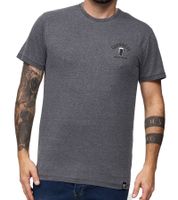 T-shirt homme RE:COVERED X GUINESS avec petit logo, chemise de tous les jours, chemise en coton à manches courtes, AKGUIN235 Gris