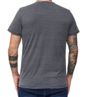 RE:COVERED X BUDWEISER Men's T-Shirt with Large "King of Beers" Print, Everyday Shirt, Short-Sleeved Shirt, MMABI399 Gray
