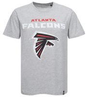 T-shirt ras du cou à grand logo RE:COVERED X NFL ATLANTA FALCONS pour homme, gris, MMNFL1193