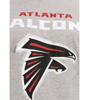T-shirt ras du cou à grand logo RE:COVERED X NFL ATLANTA FALCONS pour homme, gris, MMNFL1193