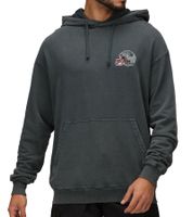 RE:COVERED X NFL Sudadera con capucha de los New England Patriots para hombre, de algodón, con letras de los Patriots, manga larga, RCNFL1316F, gris