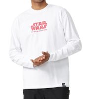 RE:COVERED X STAR WARS Men's Long-Sleeved Shirt The Empire Strikes Back Cotton Shirt MMSTW2452 White/Red