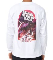 RE:COVERED X STAR WARS Men's Long-Sleeved Shirt The Empire Strikes Back Cotton Shirt MMSTW2452 White/Red