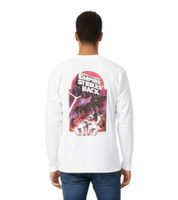 RE:COVERED X STAR WARS Camisa de manga larga para hombre El Imperio Contraataca Camisa de algodón Manga larga MMSTW2452 Blanco/Rojo