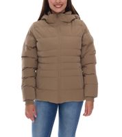 CARS JEANS Thary veste matelassée durable pour femme avec col montant, doudoune à capuche amovible, veste d'automne doublée, veste matelassée 6447683 Marron