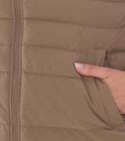 CARS JEANS Thary veste matelassée durable pour femme avec col montant, doudoune à capuche amovible, veste d'automne doublée, veste matelassée 6447683 Marron