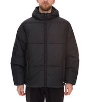 CARS JEANS Soymas Veste matelassée pour homme, doudoune à capuche amovible, veste d'automne matelassée 6617601, noir