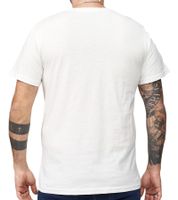 RE:COVERED X FIFA World Cup 1986 Men's T-Shirt with Large Mascot Print, Cotton Shirt, Short-Sleeved Shirt, PCFFA132, Ecru-White