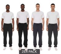 Lot de 2 pantalons polaires homme MAUI SPORTS, jogging loisirs, homewear, certifié Oeko-Tex 100, 9087474, bleu ou gris Lot de 2 pantalons polaires homme MAUI SPORTS, jogging loisirs, homewear, certifié Oeko-Tex 100, 9087474, bleu ou gris