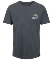 RE:COVERED X NFL Los Angeles Rams T-shirt de football américain pour homme, col ras du cou en coton, gris, RCNFL1315H