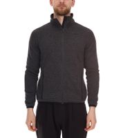 Veste de transition pour homme ILLMATIC Mingo avec fermeture éclair haute, veste zippée aspect polaire IL007 Gris