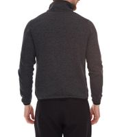 Veste de transition pour homme ILLMATIC Mingo avec fermeture éclair haute, veste zippée aspect polaire IL007 Gris