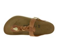 BIRKENSTOCK Gizeh Braided Women's Thong Sandals, Modern Leather Sandal, Made in Germany, Elegant Summer Shoes, Regular Width 1021355 Light Brown