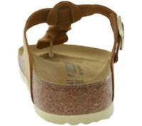 BIRKENSTOCK Gizeh Braided Women's Thong Sandals, Modern Leather Sandal, Made in Germany, Elegant Summer Shoes, Regular Width 1021355 Light Brown
