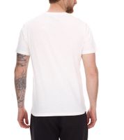 RE:COVERED X BSA Men's T-Shirt with Birmingham Motorcycle Print, Cotton Crew Neck T-Shirt MMBSA296, Ecru-White