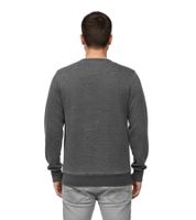 RE:COVERED X BSA - Sudadera de cuello redondo para hombre con estampado de la bandera británica del motor, manga larga, MMBSA301, gris