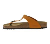 BIRKENSTOCK Gizeh sandales modernes en cuir nubuck à séparateur d'orteils pour femmes Fabriquées en Allemagne chaussures d'été colorées largeur régulière 1026584 Orange