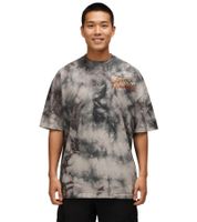 RE:COVERED X CAPCOM Men's T-Shirt with Street Fighter Blanka Print, Cotton Crew Neck T-Shirt MMDIF1880 Gray