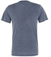 RE:COVERED X Disney Herren T-Shirt mit Mickey Mouse Print Baumwoll-Shirt Rundhals-Shirt PCDIS1851 Dunkelblau-meliert