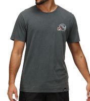 RE:COVERED X NFL New England Patriots T-shirt de football américain pour homme, col ras du cou en coton, gris, RCNFL1315F