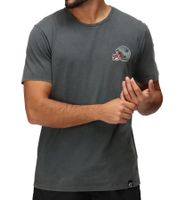 RE:COVERED X NFL New England Patriots T-shirt de football américain pour homme, col ras du cou en coton, gris, RCNFL1315F