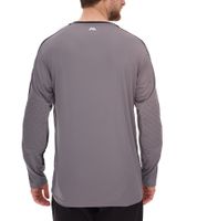 masita Herren Fitness-Pullover mit ClimaTech+ Technologie Langarm-Shirt Sport-Trikot Torwarttrikot 8516 Neon-Orange/Neon-Grün/Blau oder Grau
