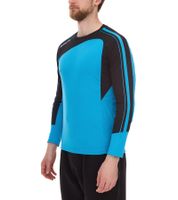 masita Herren Fitness-Pullover mit ClimaTech+ Technologie Langarm-Shirt Sport-Trikot Torwarttrikot 8516 Neon-Orange/Neon-Grün/Blau oder Grau