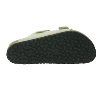 BIRKENSTOCK Arizona Mules modernes pour femmes Fabriquées en Allemagne Chaussures d'été Chaussons en cuir cool Largeur standard 1026637 Beige