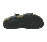 BIRKENSTOCK Rio Kinder moderne Pantoletten Made in Germany Sommer-Schuhe coole Schlappen Schmale Weite 1003237 Schwarz