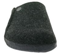 Chaussons Birkenstock Zermatt pour femme avec semelle intérieure en liège et latex, chaussures en feutre de laine, chaussures à enfiler, largeur étroite, fabriquées en Allemagne, 1014932, gris