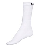 18 pares de calcetines deportivos hummel Basic, calcetines de algodón, calcetines de uso diario con letras de la marca 205603 o chevrones en contraste 022030 en blanco o negro