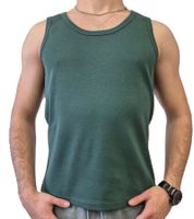 Débardeur homme STONES en coton, col rond, sous-vêtement vert