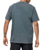 RE:COVERED X Disney T-shirt homme avec imprimé Mickey Mouse Chemise en coton au look batik Chemise à col rond Bleu foncé, bleu batik ou gris