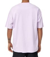 RE:COVERED X Disney T-shirt pour homme avec imprimé Mickey Mouse grincheux Chemise en coton avec grand lettrage Chemise à col rond Beige, bleu, violet ou orange