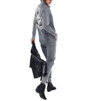 ROCKUPY tuta da donna tie-dye con stampa sul retro, pezzo unico, 393825 grigio/bianco ROCKUPY tuta da donna tie-dye con stampa sul retro, pezzo unico, 393825 grigio/bianco