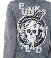ROCKUPY tuta da donna tie-dye con stampa sul retro, pezzo unico, 393825 grigio/bianco ROCKUPY tuta da donna tie-dye con stampa sul retro, pezzo unico, 393825 grigio/bianco
